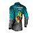 Camisa de Pesca BRK Tucuna Azul Cinza com UV50 + - Imagem 4