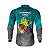 Camisa de Pesca BRK Tucuna Azul Cinza com UV50 + - Imagem 3
