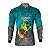 Camisa de Pesca BRK Tucuna Azul Cinza com UV50 + - Imagem 1