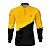 Camisa de Pesca BRK Amarelo e Preto Sport com UV50 + - Imagem 1