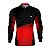 Camisa de Pesca BRK Sport Black Red com UV50 + - Imagem 1