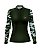 Camisa de Pesca BRK Feminina Camuflada Verde Escuro com UV50 + - Imagem 1