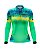 Camisa de Pesca BRK Feminina Colors Verde com UV50 + - Imagem 1