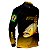 Camisa de Pesca BRK Argentina e Brasil Dourado com UV50 + - Imagem 3