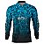 Camisa de Pesca BRK  Blue Snake com UV50 + - Imagem 1