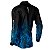 Camisa de Pesca BRK Criptek Preto e Azul com UV50 + - Imagem 4