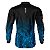 Camisa de Pesca BRK Criptek Preto e Azul com UV50 + - Imagem 2