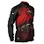 Camisa de Pesca BRK Vermelha com Preto Tucunaré com UV50 + - Imagem 3