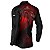 Camisa de Pesca BRK Vermelha com Preto Tucunaré com UV50 + - Imagem 4