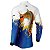 Camisa de Pesca BRK Azul e Amarelo Peixe Dourado com UV50 + - Imagem 4