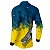 Camisa de Pesca BRK Masculina Azul e Amarelo Piraíba com UV50 + - Imagem 4