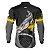 Camisa de Pesca BRK Preto e Amarelo Peixe Pintado com UV50 + - Imagem 2