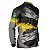 Camisa de Pesca BRK Preto e Amarelo Peixe Pintado com UV50 + - Imagem 3