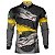 Camisa de Pesca BRK Preto e Amarelo Peixe Pintado com UV50 + - Imagem 1