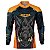 Camisa de Caça BRK Javali Azul-Laranja com UV50 + - Imagem 1