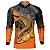 Camisa de Pesca BRK Dourado Laranja com UV50 + - Imagem 1