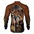 Camisa de Caça BRK Dumato Javali Foxhound Marrom com UV50 + - Imagem 2