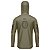 Camisa de Pesca com Capuz BRK Tribal Bege com UV50 + - Imagem 2