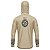 Camisa de Pesca com Capuz BRK Maori Bege com UV50 + - Imagem 2