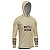 Camisa de Pesca com Capuz BRK Maori Bege com UV50 + - Imagem 3