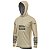 Camisa de Pesca com Capuz BRK Maori Bege com UV50 + - Imagem 4