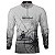 Camisa de Pesca BRK Caiaque Cinza  com UV50 + - Imagem 1