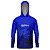 Camisa de Pesca com Capuz BRK Caiaque Azul com UV50 + - Imagem 1