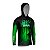 Camisa de Pesca com Capuz BRK Caiaque Verde com UV50 + - Imagem 3