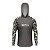 Camisa de Pesca com Capuz  BRK Camuflada Cinza Verde com UV50 + - Imagem 1