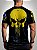 Camiseta Casual Brk Brasil Caveira Amarela com UV 50+ - Imagem 2
