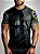 Camiseta Casual Brk Brasil Caveira Preta com UV 50+ - Imagem 1