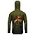 Camisa de Pesca com Capuz BRK Verde Tucunaré Açu com UV50 + - Imagem 2