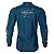 Camisa de Pesca BRK Azul Iscas Artificiais com UV50 + - Imagem 2