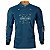 Camisa de Pesca BRK Azul Iscas Artificiais com UV50 + - Imagem 1