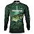 Camisa de Pesca BRK Verde Tucunaré Azul Três Marias com UV50 + - Imagem 1