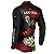 Camisa de Pesca BRK Pescador Rubro Negro Robalo com UV50 + - Imagem 4