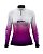 Camisa de Pesca Feminina BRK Branco e Roxo com UV50+ - Imagem 1