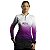 Camisa de Pesca Feminina BRK Branco e Roxo com UV50+ - Imagem 3