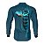 Camisa de Pesca BRK Azul Tucunaré Azul com Uv50+ - Imagem 2