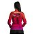 Camisa de Pesca Feminina BRK Rosa Tucunaré Azul com UV50+ - Imagem 4