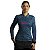 Camisa Feminina BRK Camuflada Azul Jeans com UV50+ - Imagem 3