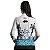 Camisa Feminina BRK Peixe Vazado Branco e Azul com UV50+ - Imagem 4