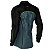 Camisa de Pesca BRK Preta e Azul Camo com Proteção UV50+ - Imagem 4