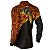 Camisa de Pesca Preta e Laranja Camo BRK Tucunaré Açu com UV50+ - Imagem 4