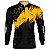 Camisa de Pesca BRK Preto e Amarelo com UV50 + - Imagem 1