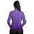 Camisa de Pesca Feminina BRK Fishing Roxo Textura Quadriculada com UV50+ - Imagem 4