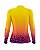 Camisa de Pesca Feminina BRK Fishing Onça Amarelo e Roxo com Proteção UV50+ - Imagem 2