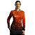 Camisa de Pesca Feminina BRK Flor Laranja com Proteção UV50+ - Imagem 3