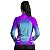 Camisa de Pesca Feminina BRK Floral Rosa e Azul com UV50+ - Imagem 4