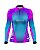 Camisa de Pesca Feminina BRK Floral Rosa e Azul com UV50+ - Imagem 1